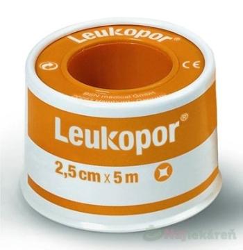 LEUKOPOR náplasť na cievke, 2,5cmx5m, 1ks