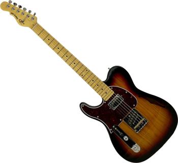 G&L Tribute ASAT Classic Bluesboy LH 3-Tone Sunburst Semiakustická gitara