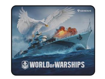 Herná podložka pod myš Genesis CARBON 500 WORLD of WARSHIPS, M 30x25cm
