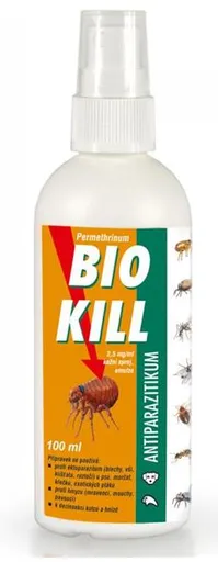 Bio Kill antiparazitický sprej na zvieratá 100ml
