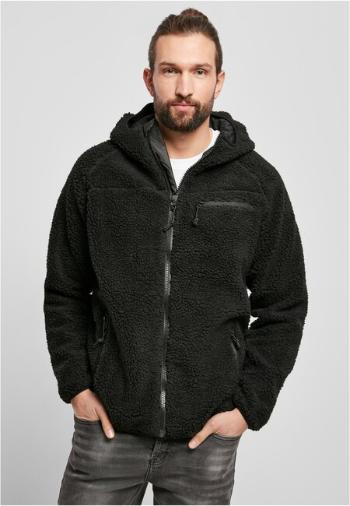 Brandit Teddyfleece Worker Jacket black/grey - 4XL