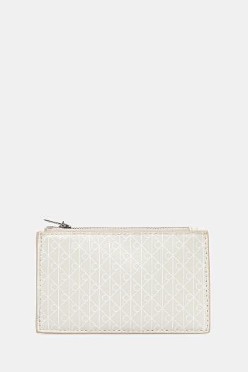 Peňaženka Calvin Klein dámska, biela farba, LV04F1084G