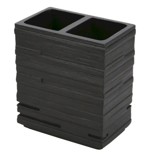 Držiak kefiek Optima Salea vrátane poháre hnedá SAL11