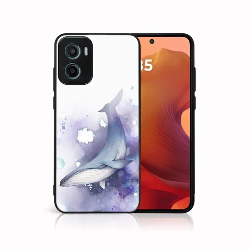 MY ART Ochranný kryt pre Motorola Moto G05 / Moto E15 WHALE (242)