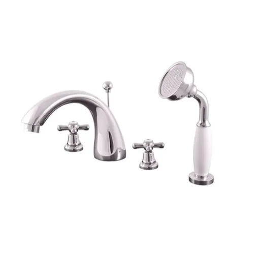 Vaňová batéria RAV Slezák MORAVA so sprchovacím setom chróm MK169.5S