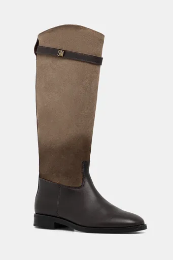 Kožené čižmy Steve Madden Novi