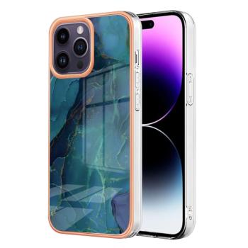 IMD MARBLE Ochranný kryt pre Apple iPhone 16 Pro Max GREEN