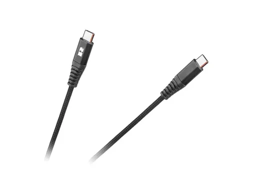 Kábel REBEL RB-6003-100-B  USB-C/USB-C 1m Black
