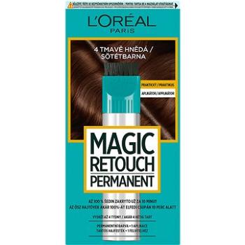 ĽORÉAL PARIS Magic Retouch Permanent 4 Tmavo hnedá (3600524043629)