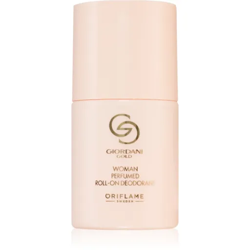Oriflame Giordani Gold Woman guličkový dezodorant roll-on pre ženy 50 ml