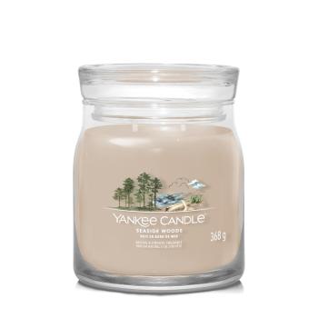 Yankee Candle Aromatická sviečka Signature sklo stredná Seaside Woods 368 g