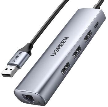 Port replikátor UGREEN USB-A HUB 3 x USB-A 3.0 + 1 x MicroUSB 3.0 + 1 x RJ-45