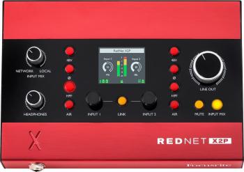 Focusrite RedNet X2P Ethernet audio prevodník