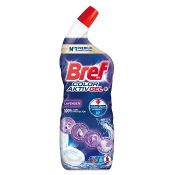 BREF Color Aktív gél WC čistič Levanduľa 700 ml