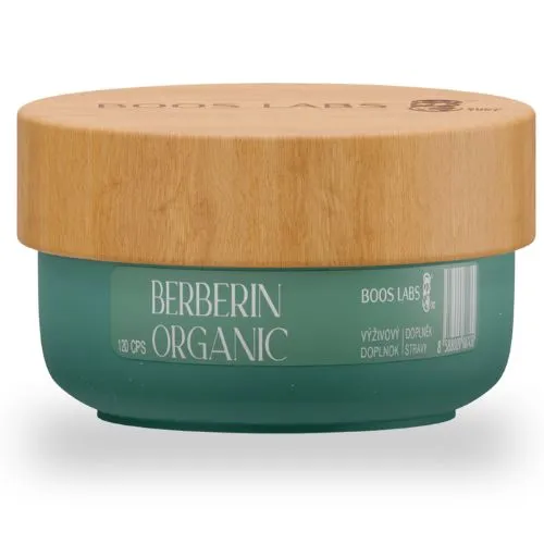 Berberin Organic BOOS LABS výživový doplnok na posilnenie imunity a trávenia 120cps