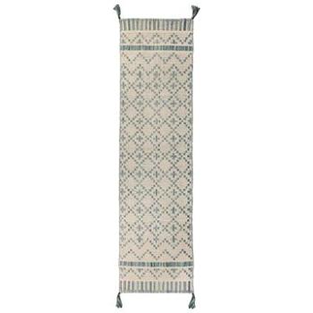 Kusový koberec Leela Ivory/Teal 60 × 200 cm (308532-144434)