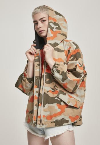 Urban Classics Ladies Oversized Camo Parka Jacket brick camo - M