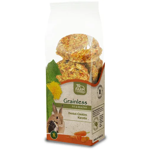 JR FARM Grainless dentálne mrkvové sušienky pre králiky a hlodavce 150g