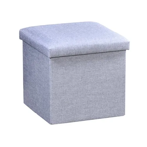 Kesper 15956 Taburet, svetlosivá, 38 x 38 x 38 cm