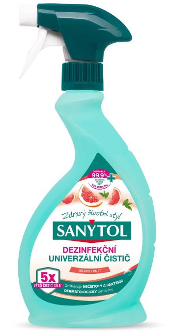 SANYTOL Dezinfekčný univerzálny čistič - sprej grep 500 ml