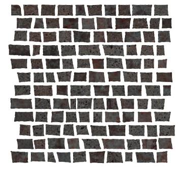 Mozaika Cir Metallo ruggine 30x30 cm mat 1062377