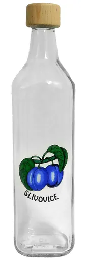 MAKRO - Fľaša Vierkant 0,7l rôzne dekory