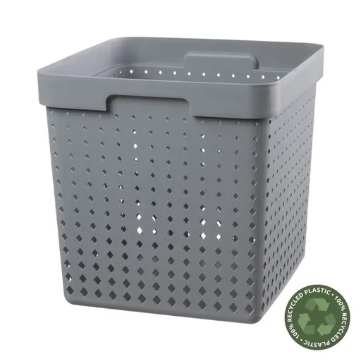 PLAST TEAM - Košík úložný 21l šedý Seoul