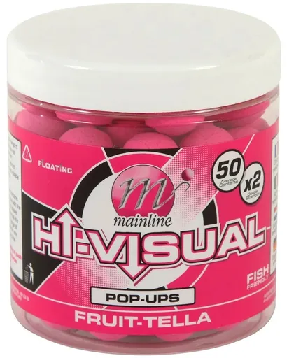 Mainline plávajúce boilie high visual mini pop up purple fruit-t 12 mm
