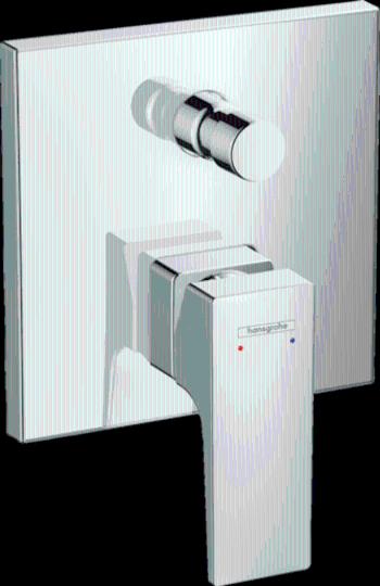 Sprchová a vaňová batéria Hansgrohe Metropol bez podomietkového telesa chróm 32546000