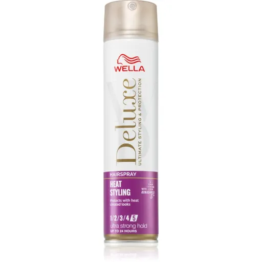Wella Deluxe Heat Styling lak na vlasy pre tepelnú úpravu vlasov 250 ml