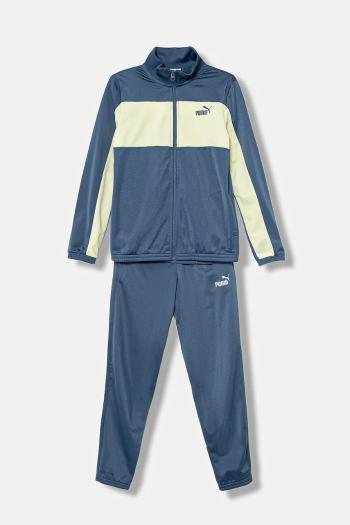 Detská tepláková súprava Puma PUMA Poly Colorblock Suit B modrá farba, 687361