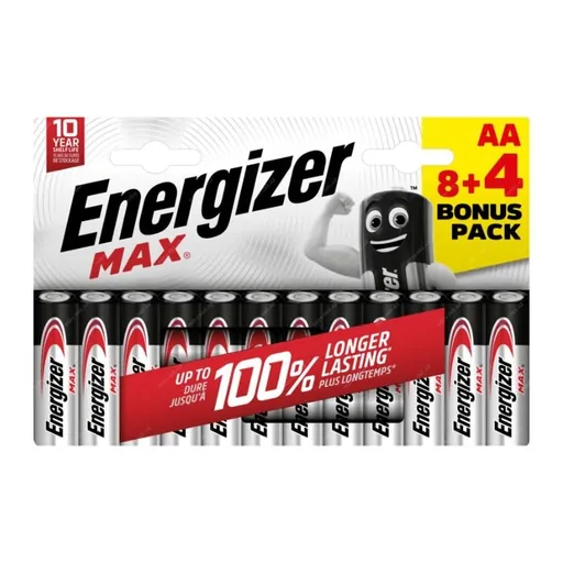 Energizer LR6/12 Max AA 8+4 zadarmo