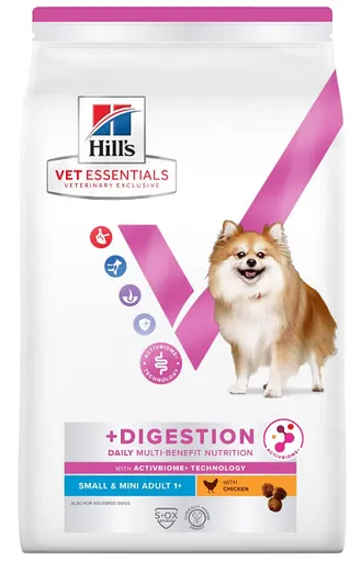 HILLS VE Canine Multi benefit Adult Digestion Small&Mini Chicken granule pre psy 2 kg