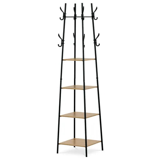 Vešák s policami GD-170 OAK, divoký dub