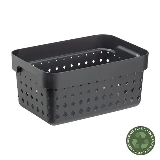 PLAST TEAM - Košík úložný 5l čierny Seoul