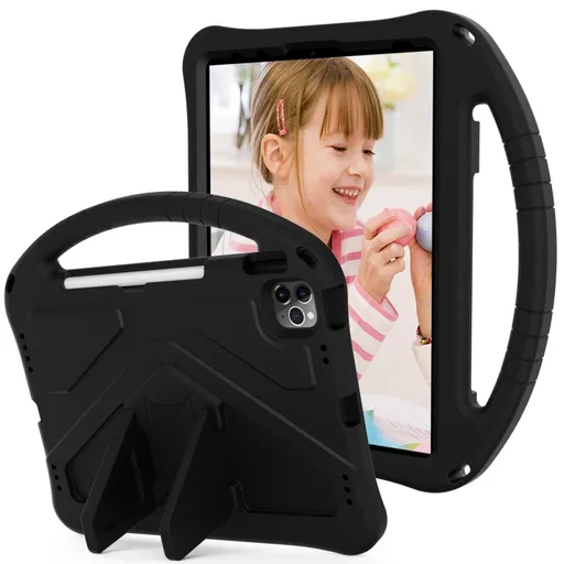KIDDO Detský obal pre Apple iPad Air 11 2025 / Air 11 2024 čierny