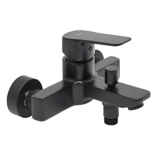 Vaňová batéria SAT Cube Way bez sprchového setu 150 mm čierna matná CU222C