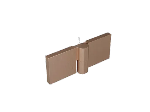 MEXEN - LUNAR pánt pravý /2 kusy/, meď kartáčovaná 830-05-65-P