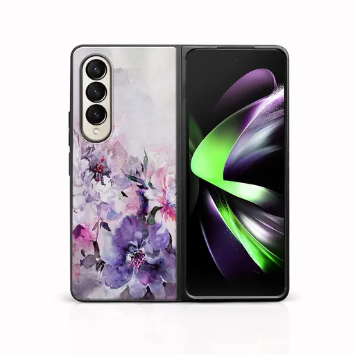 MY ART Ochranný kryt pre Samsung Galaxy Z Fold4 5G PEONIES (156)