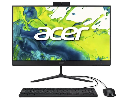 ACER PC AiO Aspire C24-2G, iCore 5 120U, 23.8" FHD, 8GB, 512GB SSD, UHD, W11, Black