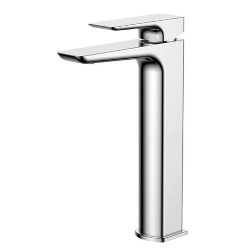 Vysoká umývadlová batéria SAT Brevis bez výpusti chróm SATBSBRE285