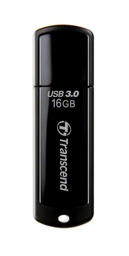 TRANSCEND Flash Disk 16GB JetFlash®700, USB 3.0 (R:75/W:12 MB/s) čierna