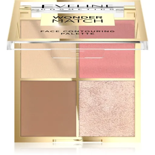 Eveline Cosmetics Wonder Match multifunkčná paleta 4 v 1 odtieň 02 10,8 g