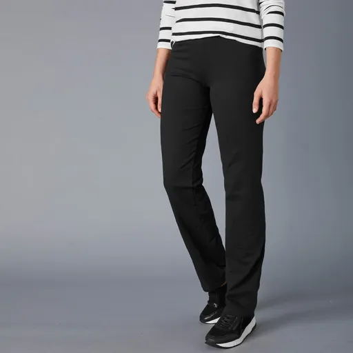 Rovné strečové džersejové nohavice z bio bavlny