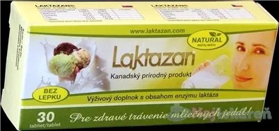 Laktazan tabliety enzým laktáza s príchuťou mäty 30 ks