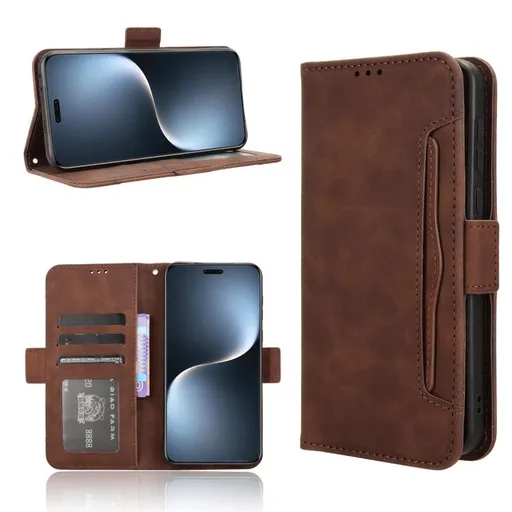 SLOT Peňaženkový obal pre Honor Magic7 Pro 5G hnedý