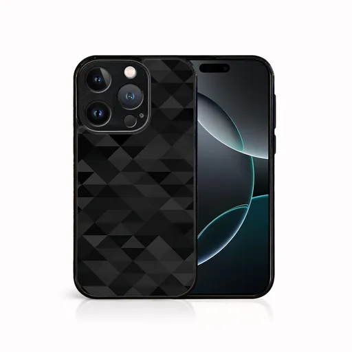 MY ART Ochranný kryt pre Apple iPhone 16 Pro BLACK TRIANGLES (232)