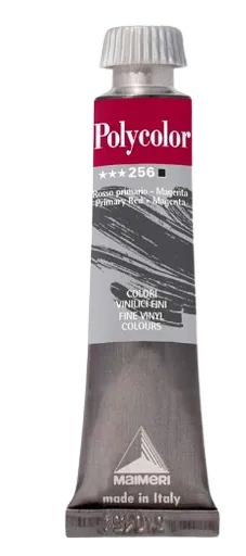 MAIMERI POLYCOLOR - Jemné vinylové farby 256 - primary red-magneta, 20 ml