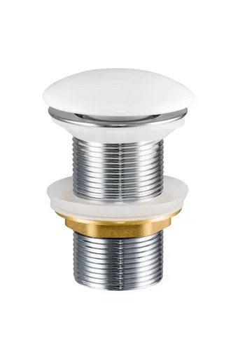 ArtCom Umývadlová výpusť KLIK KLAK T201-3 | biely lesk