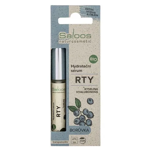 SALOOS Bio Hydratačné sérum na pery Čučoriedka 7 ml